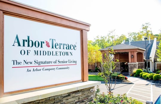 Arbor Terrace Middletown Sign