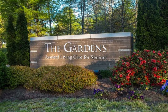 The Gardens Entrance Sign