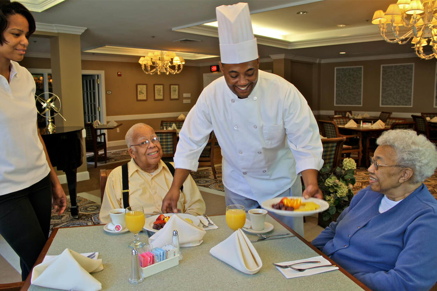 Chef with Residents