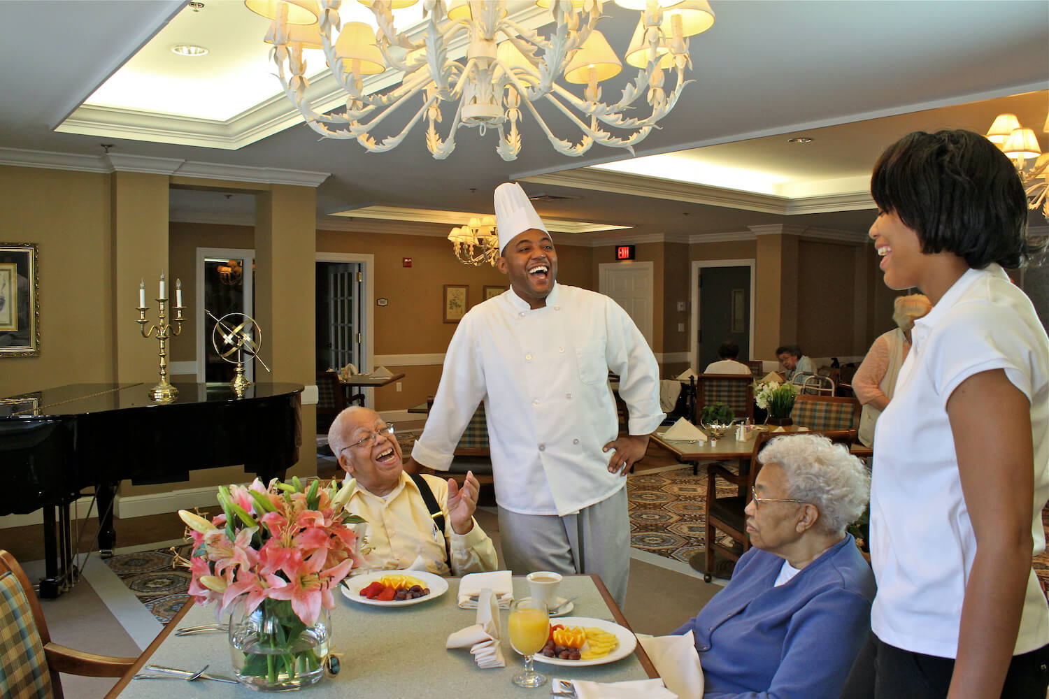 Chef with Residents